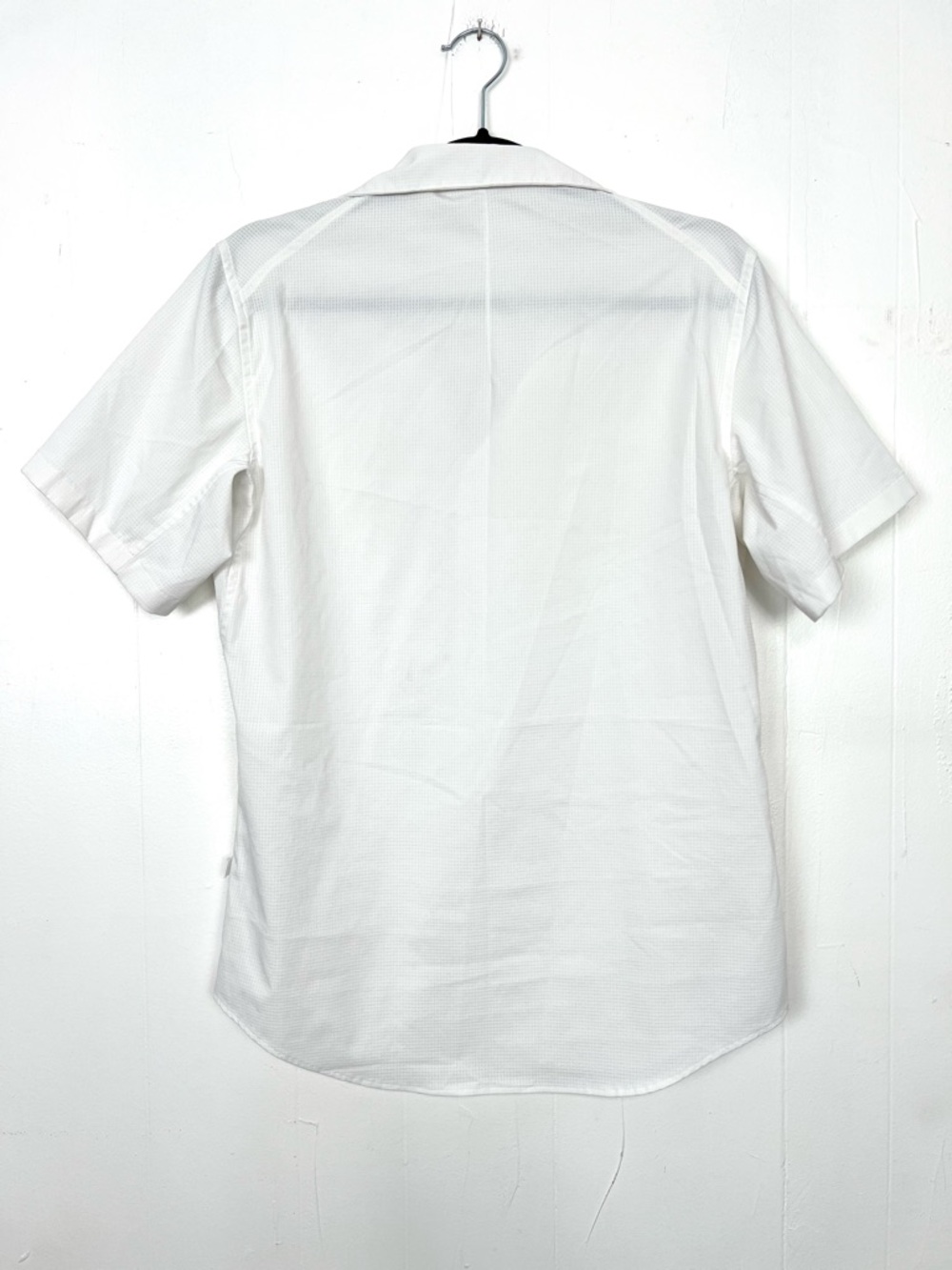 Lululemon Airing Easy Short-Sleeve Shirt White Button-Down Men's Sz Small zq - Picture 3 of 3